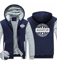 Thumbnail for %100 Original Aviator Designed Zipped Sweatshirts