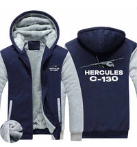 Thumbnail for The Hercules C130 Designed Zipped Sweatshirts