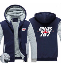 Thumbnail for Amazing Boeing 767 Designed Zipped Sweatshirts