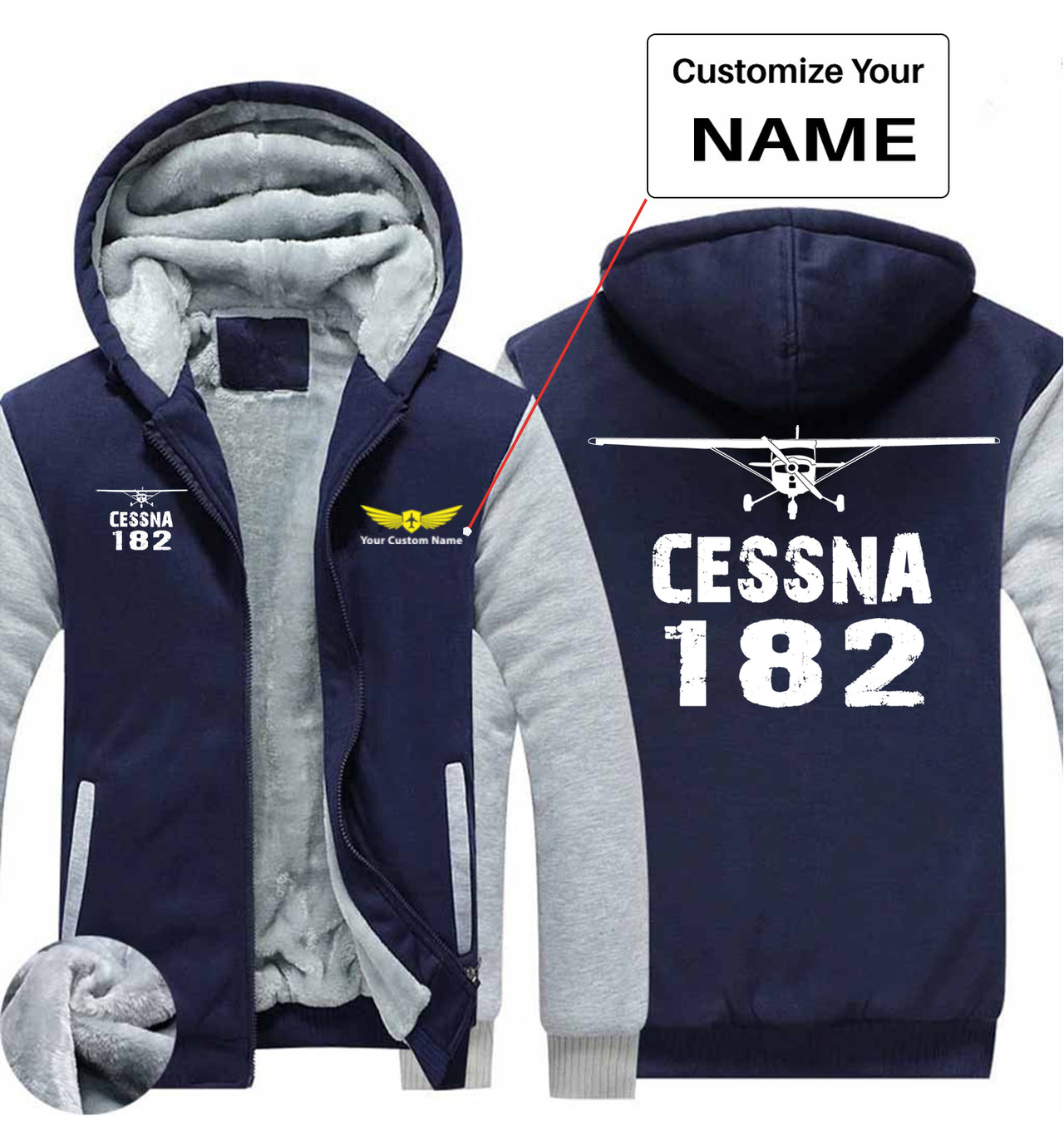 Cessna 182 sweatshirt from Aviation Shop