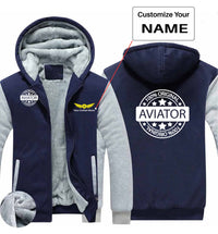 Thumbnail for %100 Original Aviator Designed Zipped Sweatshirts