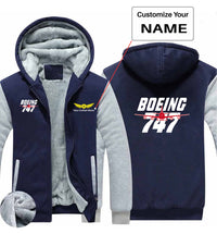 Thumbnail for Amazing Boeing 747 Designed Zipped Sweatshirts