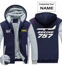 Thumbnail for The Boeing 757 Designed Zipped Sweatshirts