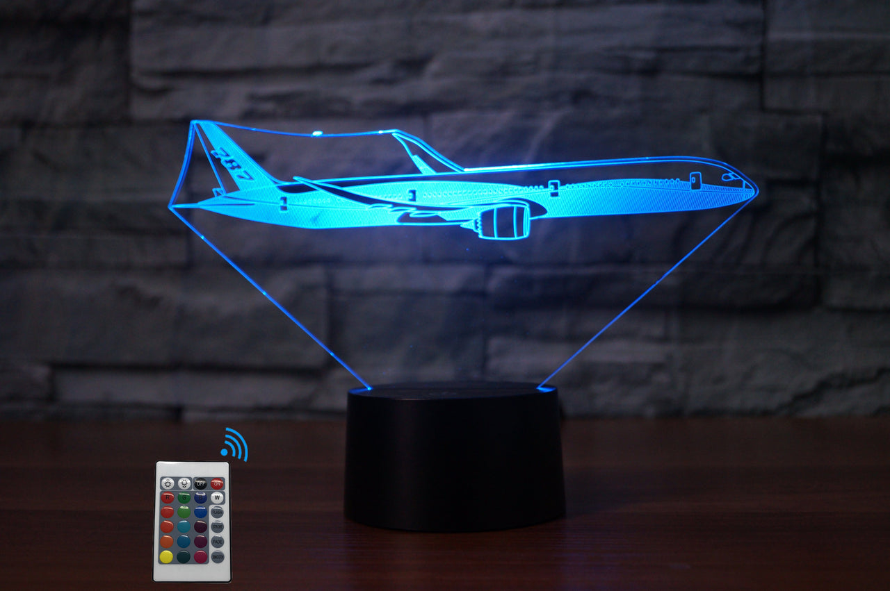 Cruising Boeing 787 Designed 3D Lamps