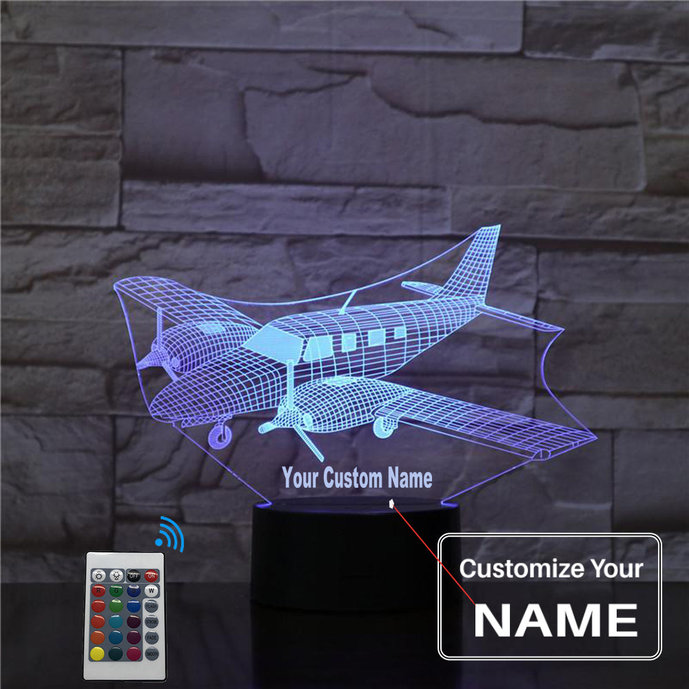 Beechcraft King Air Designed 3D Lamp