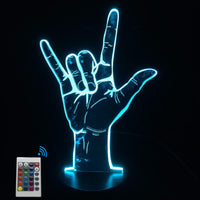 Thumbnail for Rock'n Roll Designed 3D Night Lamps