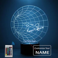 Thumbnail for 3D Cruising Jet Airplane Designed Night Lamp