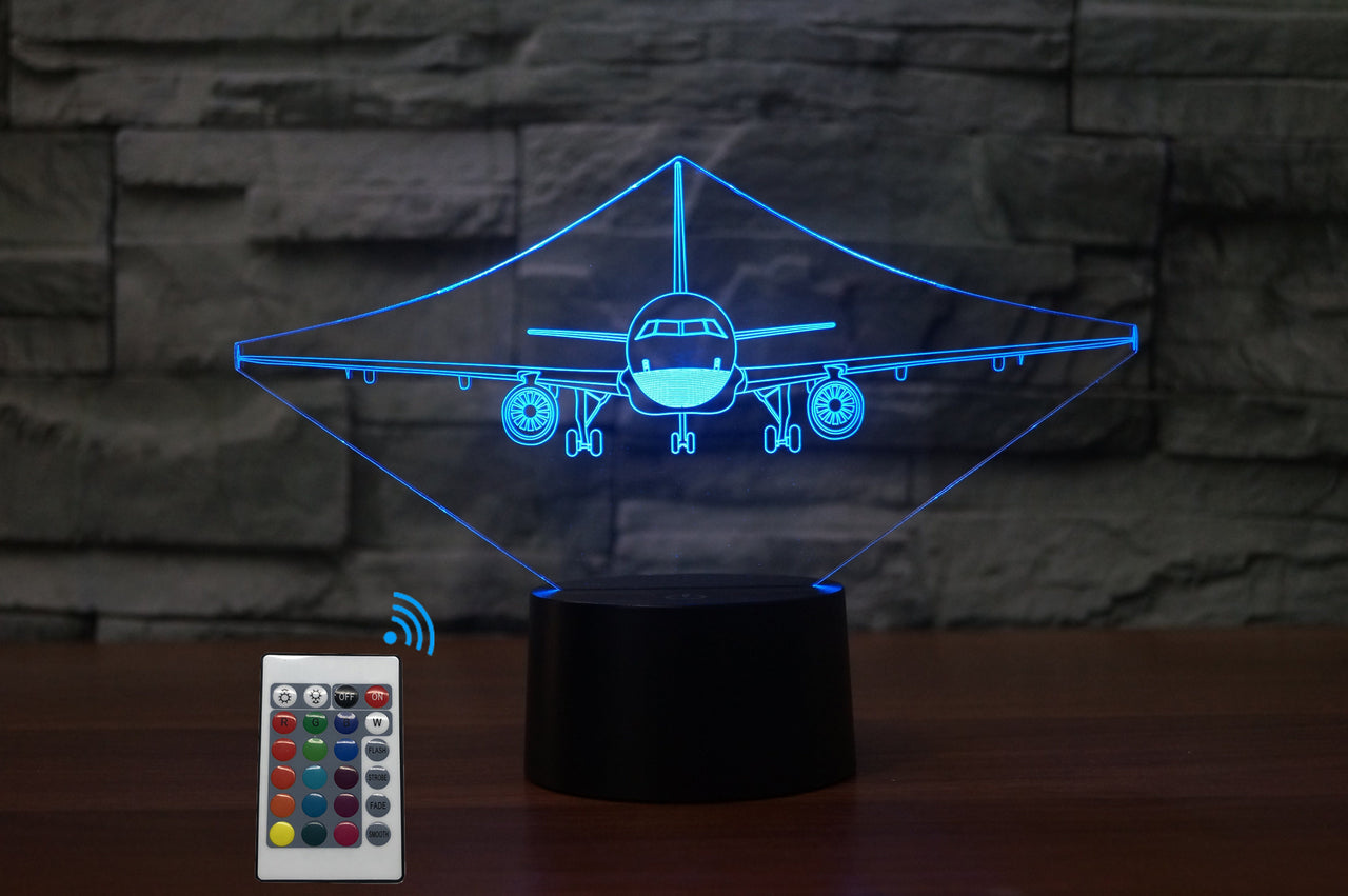 Face to Face with an Airbus A320 Designed 3D Lamps