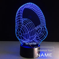 Thumbnail for Headphones Designed 3D Night Lamps