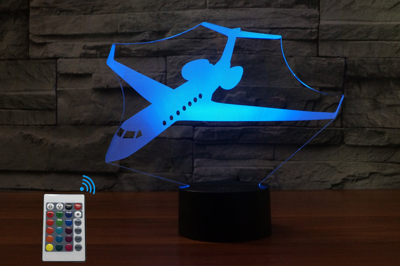 Amazing Business Jet Designed 3D Lamps