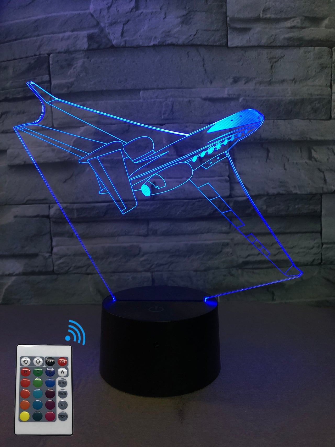 Cruising Fantastic Business Jet Designed 3D Lamp