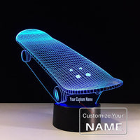 Thumbnail for 3D Skateboard Designed Night Lamp