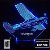Thumbnail for Rolling Amazing Cessna 172 Skyhawk Designed 3D Lamp