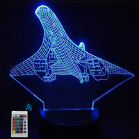 Thumbnail for Departing Mighty Concorde Designed 3D Lamp