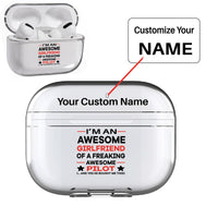 Thumbnail for I am an Awesome Girlfriend Designed Transparent Earphone AirPods 