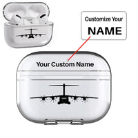 Thumbnail for Airbus A400M Silhouette Designed Transparent Earphone AirPods 