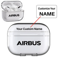 Thumbnail for Airbus & Text Designed Transparent Earphone AirPods 