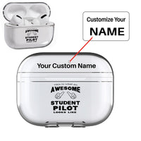 Thumbnail for Student Pilot Designed Transparent Earphone AirPods 