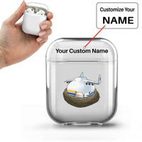 Thumbnail for Antonov 225 Nesting Designed Transparent Earphone AirPods Cases