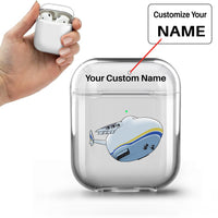Thumbnail for Antonov 225 takeoff Designed Transparent Earphone AirPods Cases