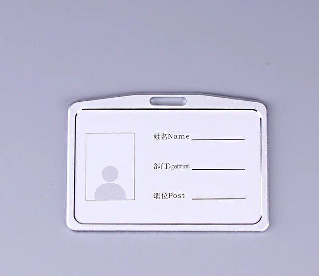 Aluminum Alloy Card Cover Case Bank Business Work Card Holder