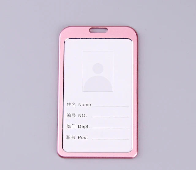 Aluminum Alloy Card Cover Case Bank Business Work Card Holder