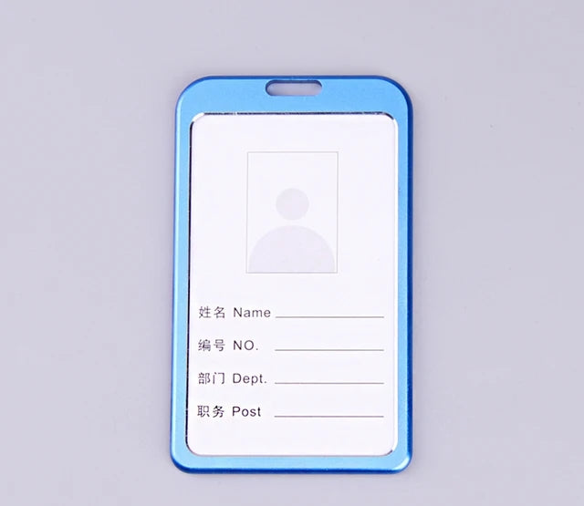 Aluminum Alloy Card Cover Case Bank Business Work Card Holder