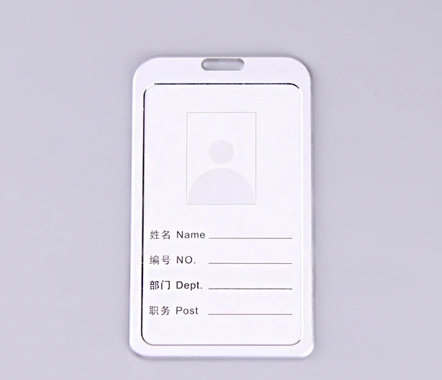 Aluminum Alloy Card Cover Case Bank Business Work Card Holder