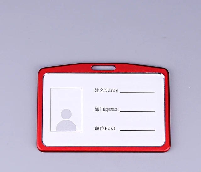 Aluminum Alloy Card Cover Case Bank Business Work Card Holder