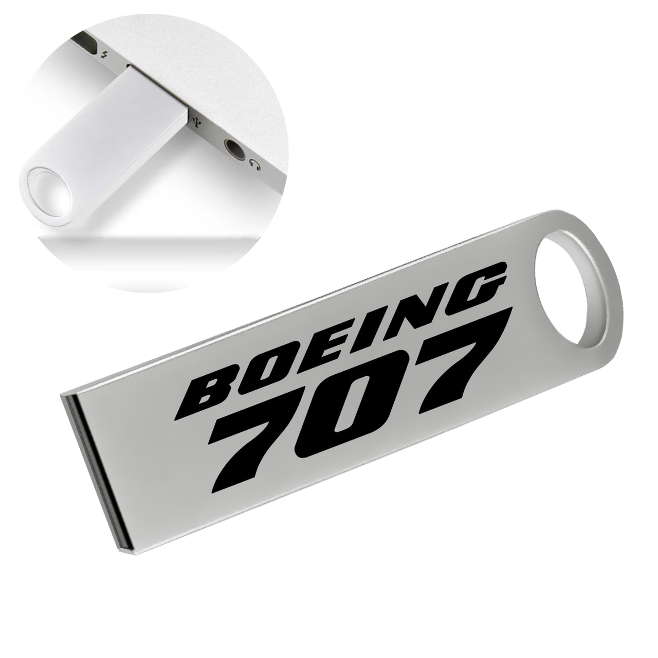 Boeing 707 & Text Designed Waterproof USB Devices