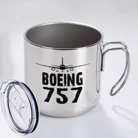 Thumbnail for Boeing 757 & Plane Designed Stainless Steel Portable Mugs