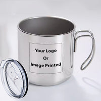 Thumbnail for Custom Design Image Logo Designed Stainless Steel Portable Mugs