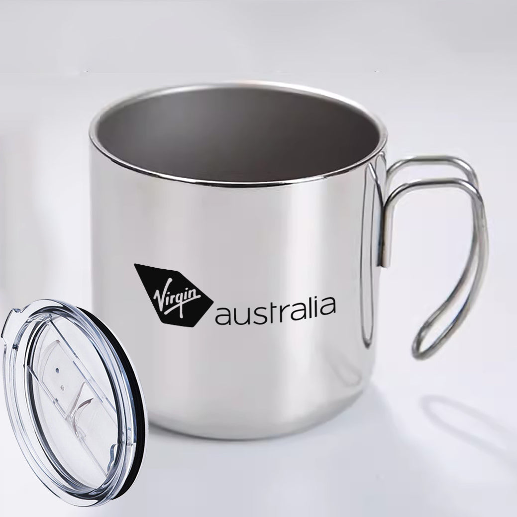 Virgin Atlantic- Airlines Designed Stainless Steel Portable Mugs
