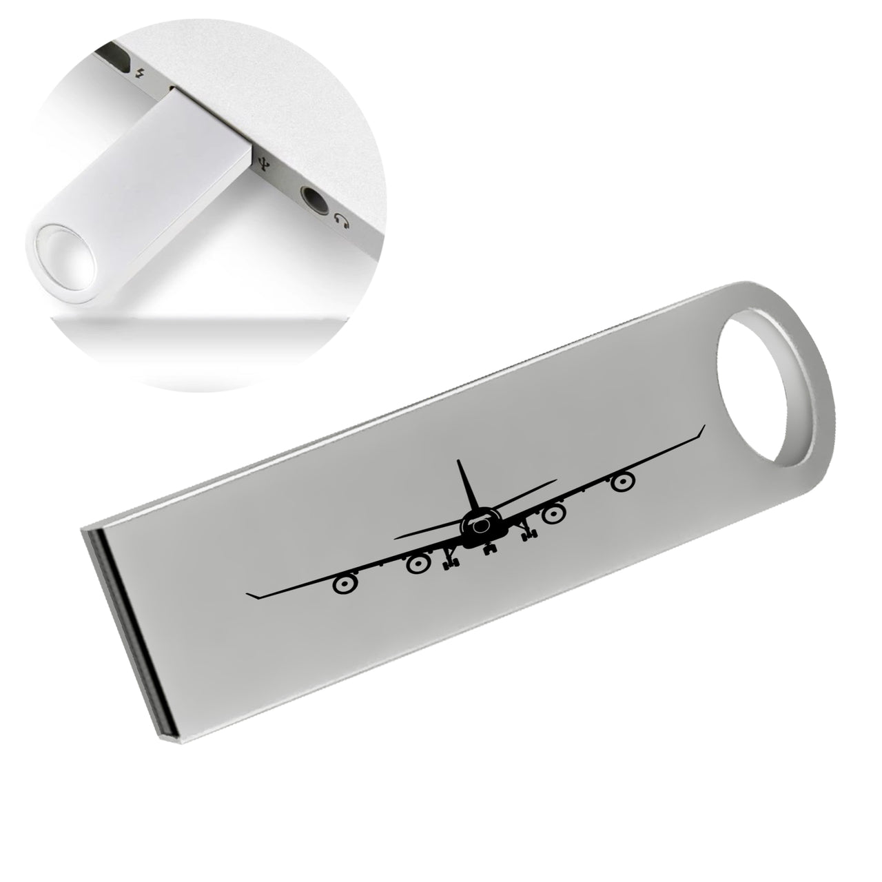 Airbus A340 Silhouette Designed Waterproof USB Devices