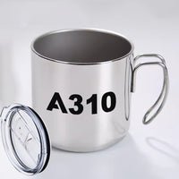 Thumbnail for A310 Flat Text Designed Stainless Steel Portable Mugs