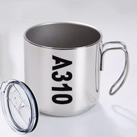 Thumbnail for A310 Text Designed Stainless Steel Portable Mugs