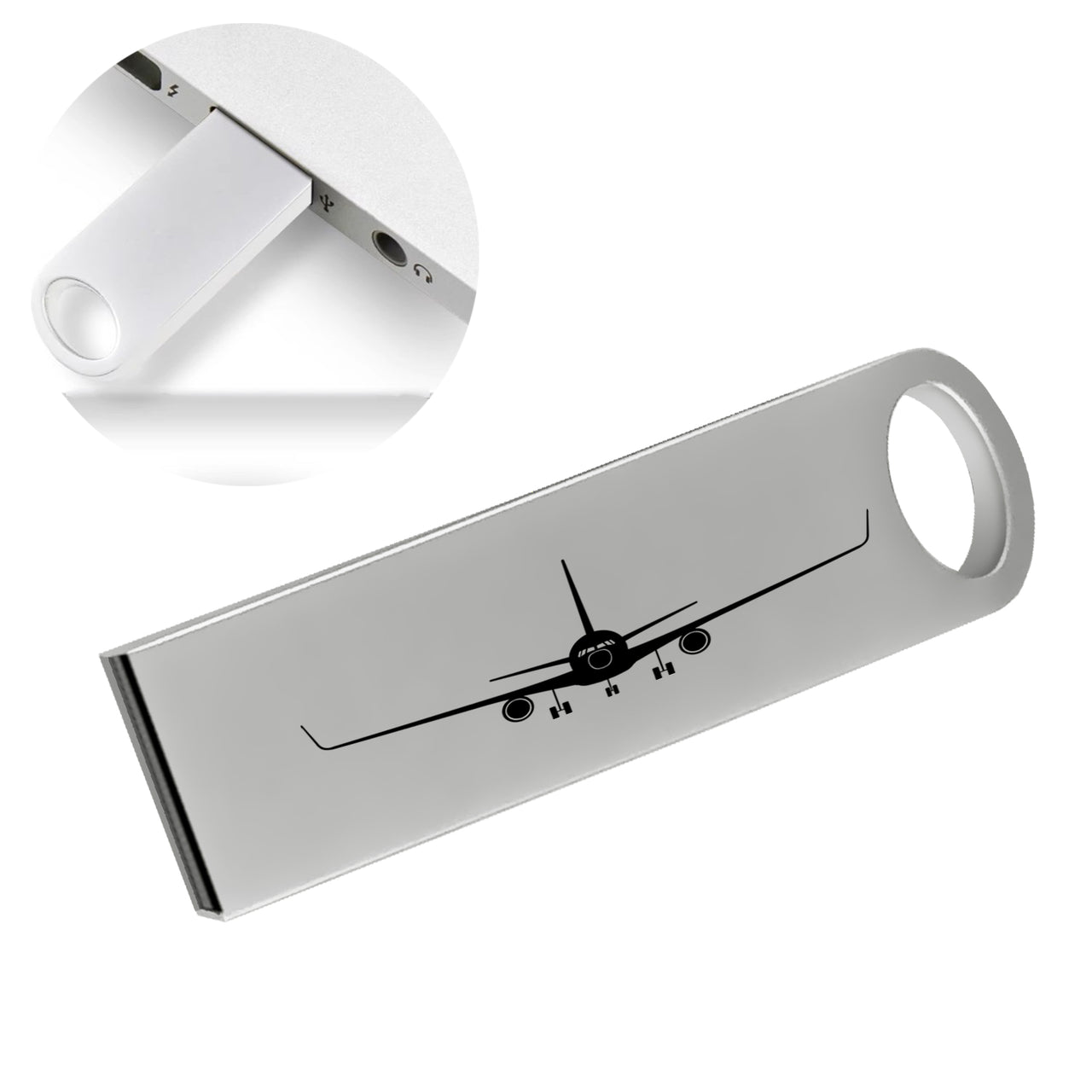 Boeing 767 Silhouette Designed Waterproof USB Devices