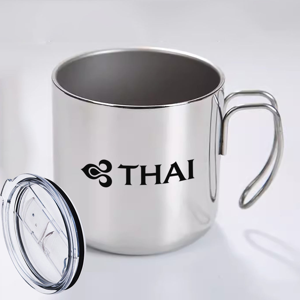 Thai Airways Designed Stainless Steel Portable Mugs