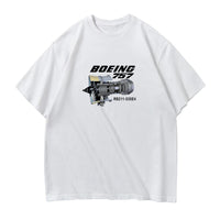 Thumbnail for Boeing 757 & Rolls Royce Engine (RB211) Designed Relax Fit T-Shirts
