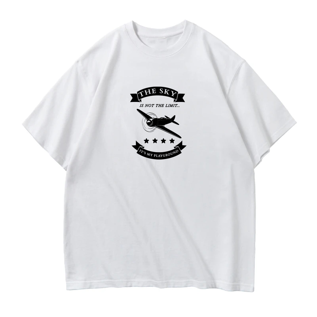 The Sky is not the limit, It's my playground Designed Relax Fit T-Shirts