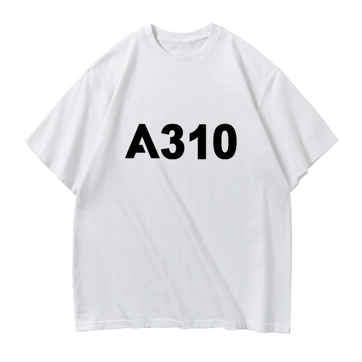 A310 Flat Text Designed Relax Fit T-Shirts