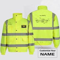 Thumbnail for How Planes Fly Designed Reflective Winter Jackets