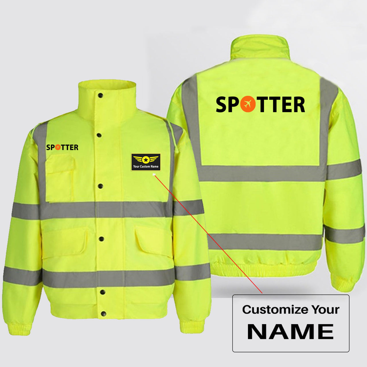 Spotter Designed Reflective Winter Jackets