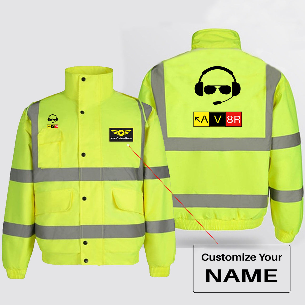 AV8R 2 Designed Reflective Winter Jackets