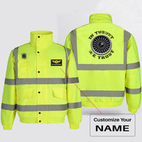 Thumbnail for In Thrust We Trust (Vol 2) Designed Reflective Winter Jackets