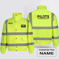 Thumbnail for Pilots They Know How To Fly Designed Reflective Winter Jackets