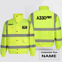 Thumbnail for A330neo & Text Designed Reflective Winter Jackets