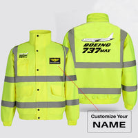 Thumbnail for The Boeing 737Max Designed Reflective Winter Jackets