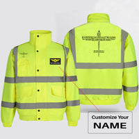 Thumbnail for Propeller Shape Aviation Alphabet Designed Reflective Winter Jackets