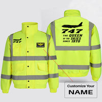 Thumbnail for Boeing 747 - Queen of the Skies (2) Designed Reflective Winter Jackets